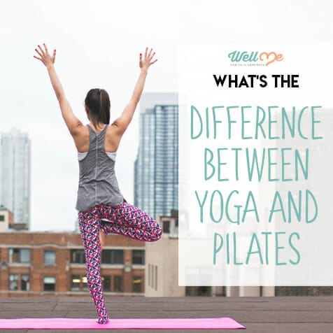 difference between yoga and pilates title card