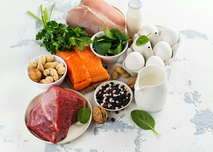 Different paleo protein foods